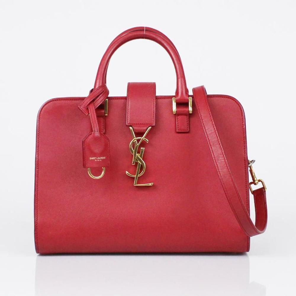 Saint Laurent Monogram Vermillion 2WAY Shoulderbag Red